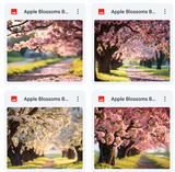 Ultimate Apple Blossoms Background Bundle