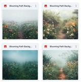 Ultimate Blooming Path Background Bundle
