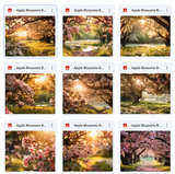 Ultimate Apple Blossoms Background Bundle