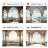 Palace Arches Background Bundle