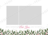 Pink Christmas Card Template #1