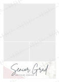Modern Senior Announcement Template