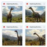 Exploring Brontosaurus Background Bundle