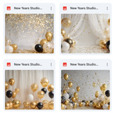 New Year's Studio Background Bundle
