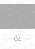 Twin Boys Announcement Template