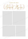Simple Senior Announcement Template