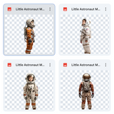 Magical Little Astronaut Model Overlays