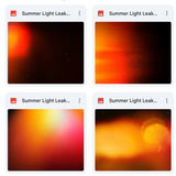 Magical Summer Light Leak Overlays