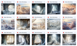 Ultimate Winter Silks Background Bundle - Meg Bitton Productions