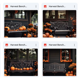 Harvest Bench Background Bundle