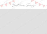 Twin Announcement Template