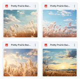 Pretty Prairie Background Bundle