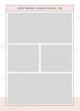 Modern Pink Senior Announcement Template