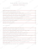 Wedding Checklist Template #2