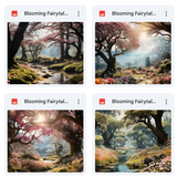 Blooming Fairytale Background Bundle
