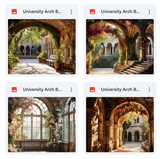 University Arch Background Bundle