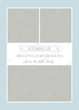 Simple Baby Announcement Template