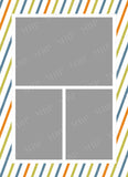 Boy Hello World Announcement Template