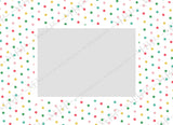 Girl Rainbow Baby Announcement Template