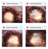 Dusk Fairytale Background Bundle