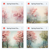Magical Spring Forest Textures
