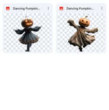 Magical Dancing Pumpkin Model Overlays