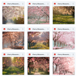 Ultimate Cherry Blossoms Background Bundle