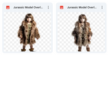 Magical Jurassic Model Overlays