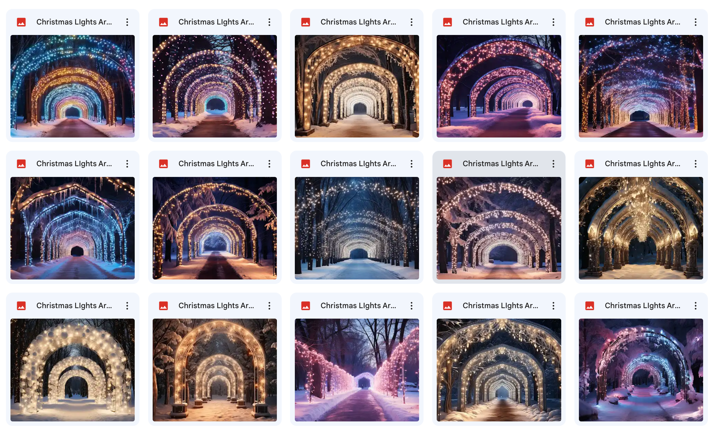 Ultimate Christmas Lights Arch Background Bundle - Meg Bitton Productions
