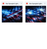 Magical Star Spangled Light Flare Overlays