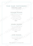 Watercolor Forms Templates Bundle #1