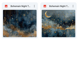 Magical Bohemian Night Textures