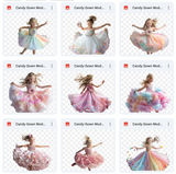 Ultimate Candy Gown Model Overlay Bundle