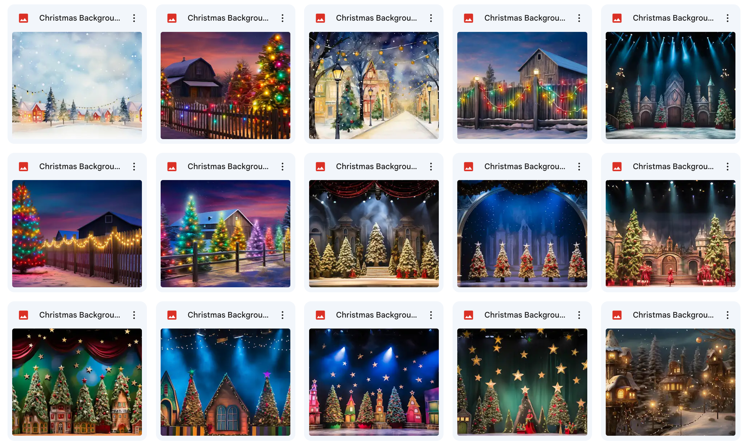 Ultra Christmas Background Bundle - Meg Bitton Productions