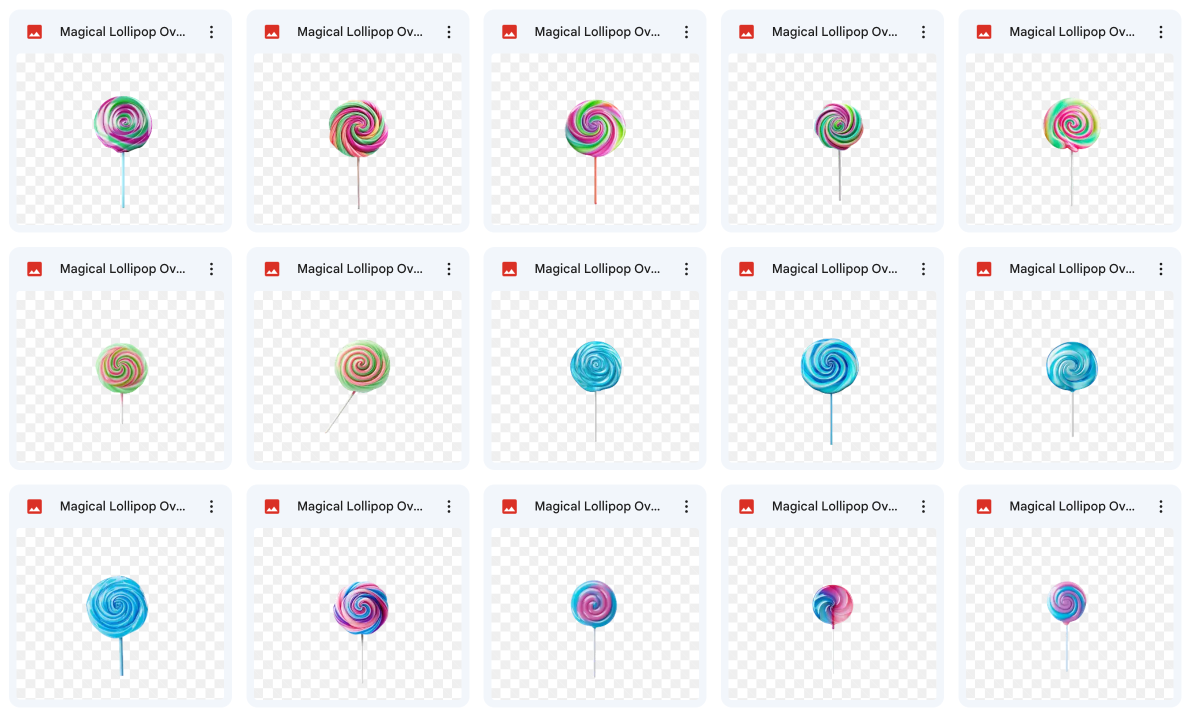 Magical Big Lollipop Asset Pack - Meg Bitton Productions