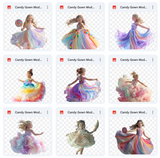 Ultimate Candy Gown Model Overlay Bundle