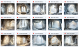 Ultimate Winter Silks Background Bundle - Meg Bitton Productions