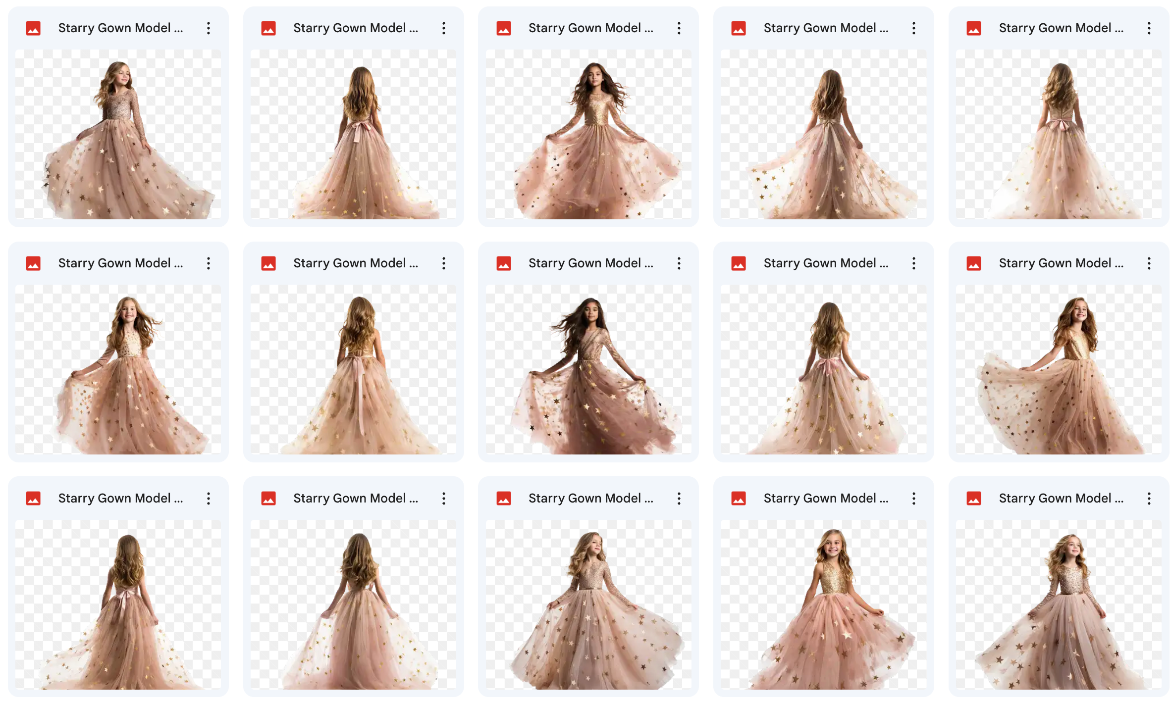 Starry Model Asset Pack - Meg Bitton Productions