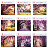 Ultimate Wisteria Background Bundle