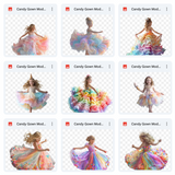 Ultimate Candy Gown Model Overlay Bundle