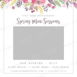 Spring Mini Session Template #3