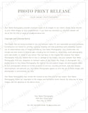 Print Release Template