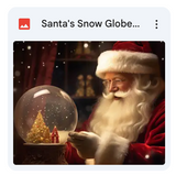 Santa Snow Globe Background Bundle