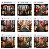 Ultimate Fairytale Stairs Background Bundle