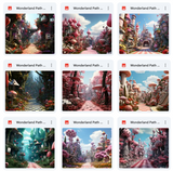 Ultimate Wonderland Path Background Bundle