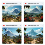 Ultimate Prehistoric Path Background Bundle