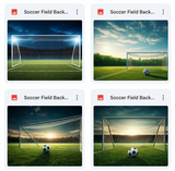 Ultimate Soccer Field Background Bundle