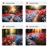 Ultimate Patriotic Path Background Bundle