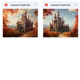 Ultimate Autumn Castle Background Bundle