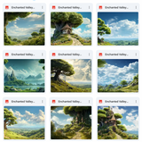 Ultimate Enchanted Valley Background Bundle